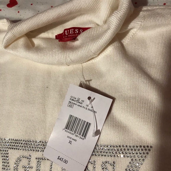 Off white new turtleneck sweater sleeveless, cute. - Picture 4 of 5